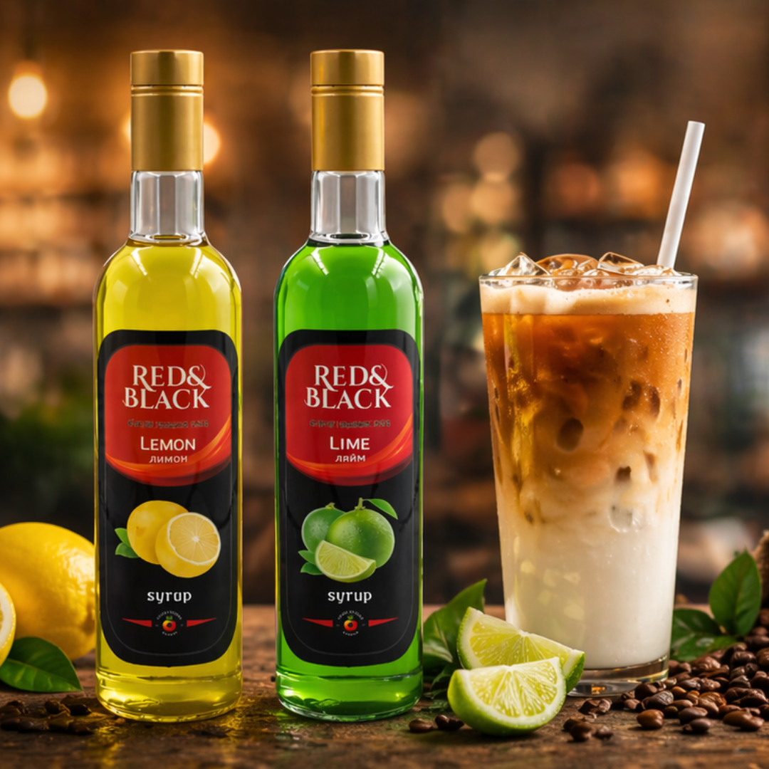 Сиропи для кави та напоїв - 39 смаків у пляшках 0,7 л