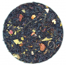 Чорний чай Суниця з вершками 50 г