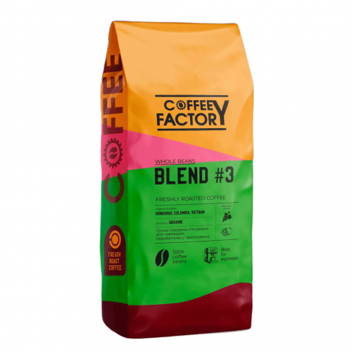 Кава в зернах Coffee Factory Blend 3 1 кг