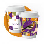 Стакан з подвійною стінкою Арт Кава 350 мл 30 шт