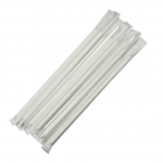 Трубочка Фреш чорна в індивідуальній упаковці 21см 100шт