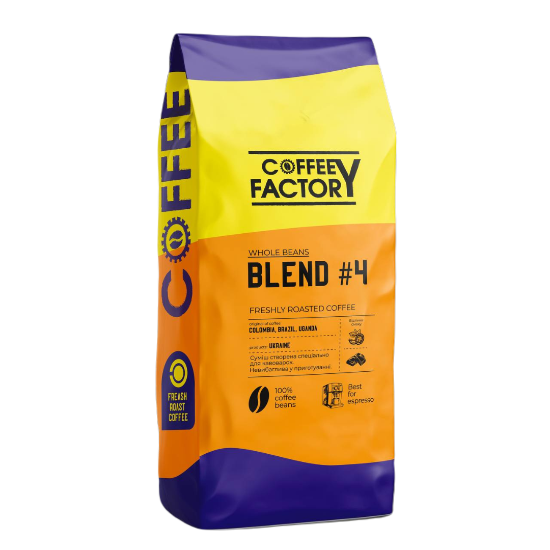 Кава в зернах Art Coffee Coffee Factory Blend №4 1 кг на ART
